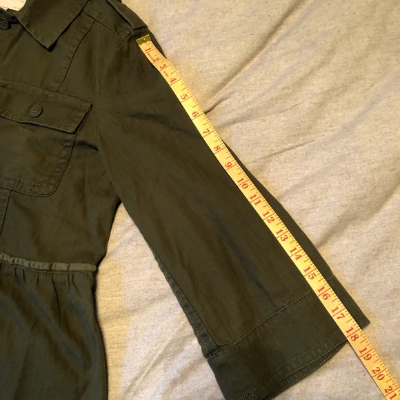 SOLD | LOFT Olive Green Peplum Hem Jacket - Picture 11 of 12